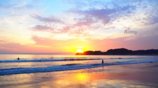 20161004_鎌倉・材木座海岸の夕焼け