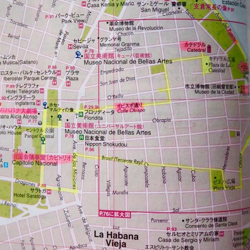 map of la habana
