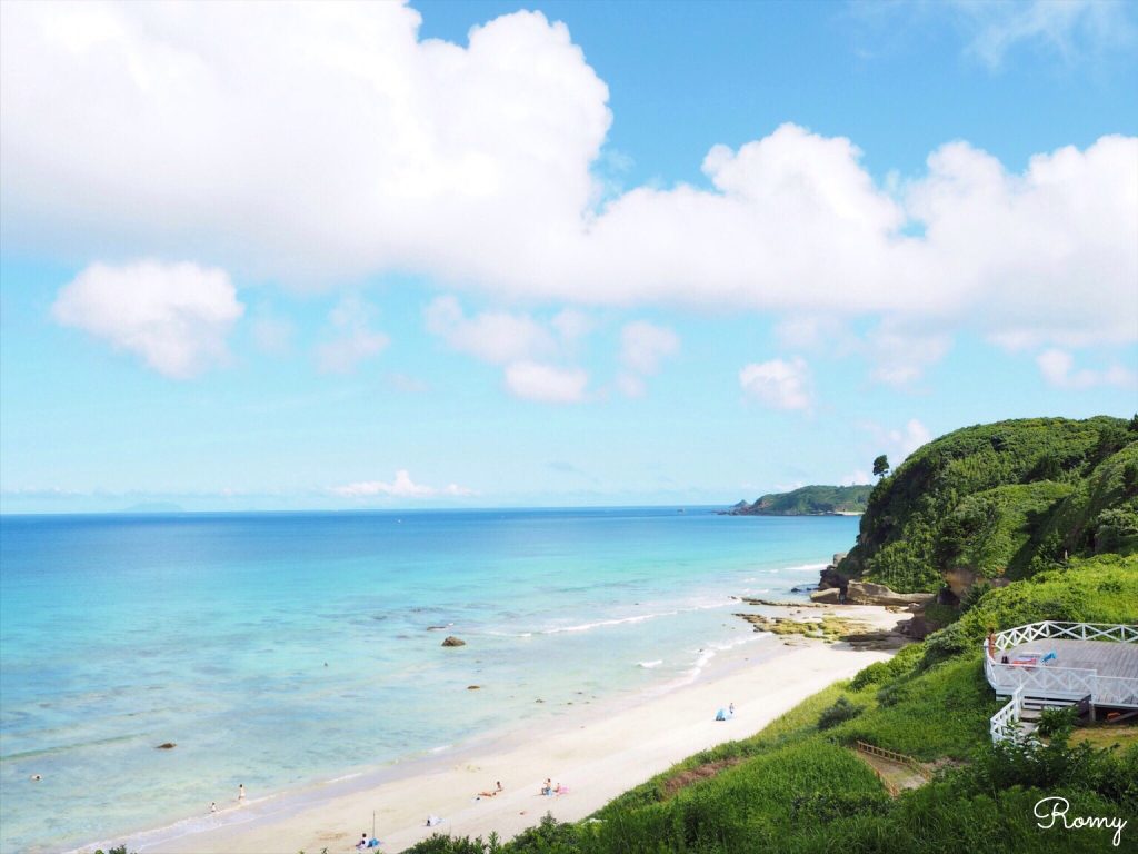 伊豆の『下田プリンスホテル』から見える白浜海岸