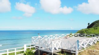 下田プリンスホテルから見る白浜海岸