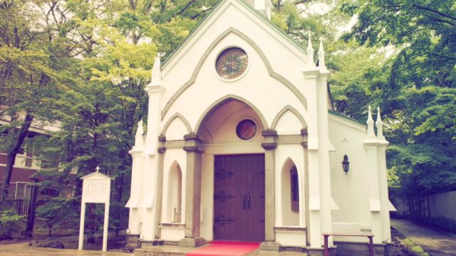旧軽井沢ホテル・音羽ノ森にある『旧軽井沢礼拝堂』