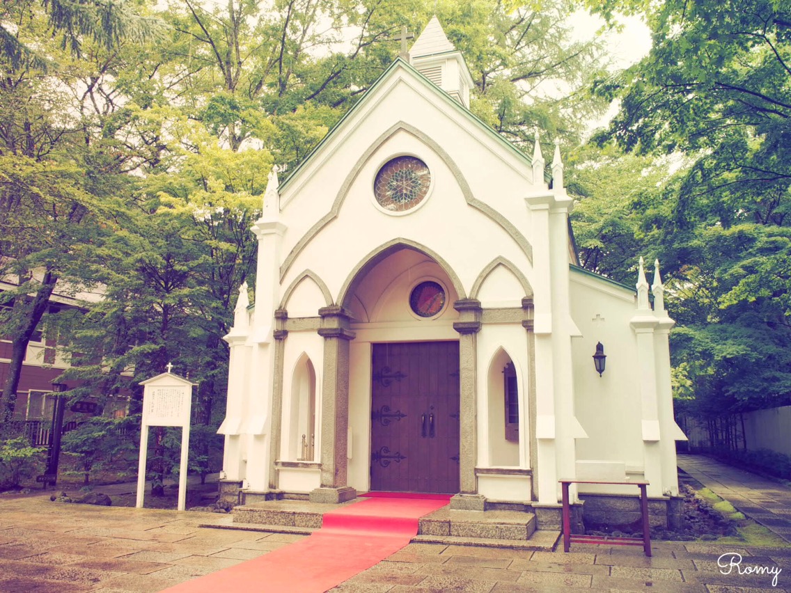 旧軽井沢ホテル・音羽ノ森にある『旧軽井沢礼拝堂』