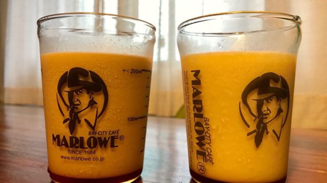 マーロウのビーカー入り手作り焼きプリン