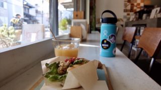 サンドイッチとコンブチャ、マイボトル